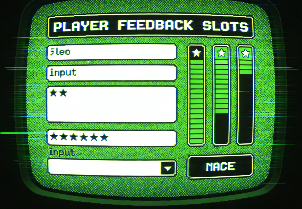 player feedback slots